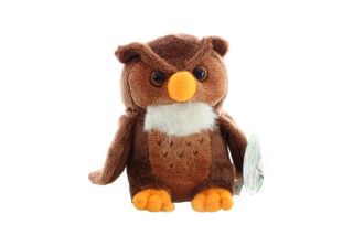 Obrázek z Sova  hnědá, plyš 14cm(6) 